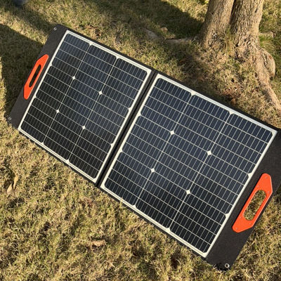100W Siyah Esnek Güneş Paneli MSDS UN38.3 Katlanabilir Güneş Paneli