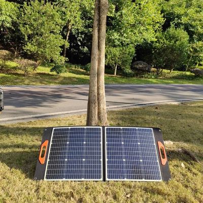 100W Siyah Esnek Güneş Paneli MSDS UN38.3 Katlanabilir Güneş Paneli