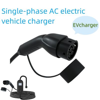 220V AC Ev Elektrikli Araba Şarj Kutusu Tek Fazlı Elektrikli Araba Duvar Kutusu