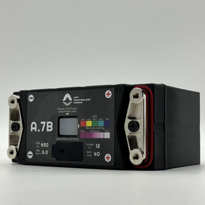 Motosiklet Kurtarma LiFePO4 Pil 6.5Ah Kapasite Ve Bakır Terminal 12V