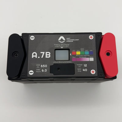 Motosiklet Kurtarma LiFePO4 Pil 6.5Ah Kapasite Ve Bakır Terminal 12V
