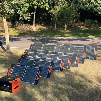 Monocrystalline taşınabilir güneş paneli 300W Güç Filmi Güneş Katlanabilir