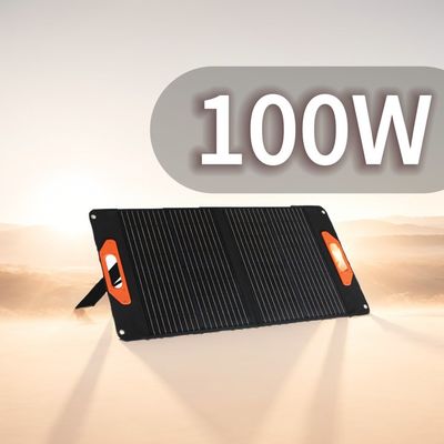 DC çıkışı 19V/5.3A Açık hava etkinlikleri için 100W katlanabilir güneş paneli