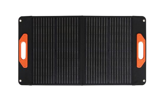 DC çıkışı 19V/5.3A Açık hava etkinlikleri için 100W katlanabilir güneş paneli