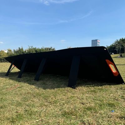 DC çıkışı 19V/5.3A Açık hava etkinlikleri için 100W katlanabilir güneş paneli
