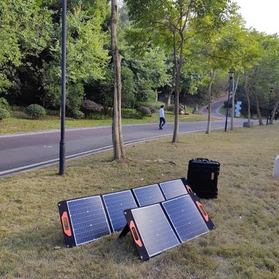 CE Sertifikalı Güneş Paneli Jeneratörü 120W Kamp için Taşınabilir Güneş Paneli