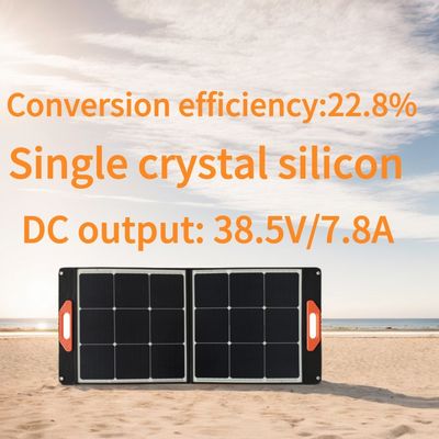 Dış seyahatler için gerekli 300W katlanabilir monokristalin güneş paneli