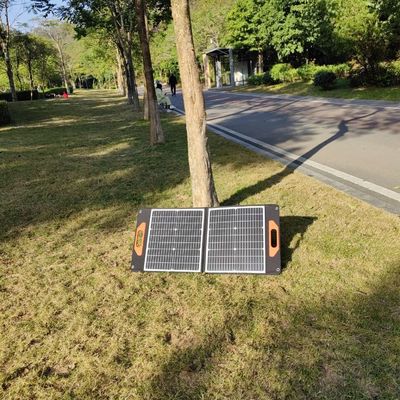 Tek Kristal Katlanabilir Güneş Panelleri 30W*2PCS Ev İçin Güneş Jeneratörü