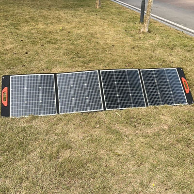 Kampo için 200W 12V taşınabilir güneş panelleri RV Yat Katlanabilir Boyutu 22*24.8*1.77in