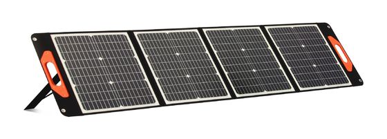 Monokristallik Silikon 100W 200W Güneş Paneli PV Hücreleri Modülü Taşınabilir Katlanabilir Güneş Paneli