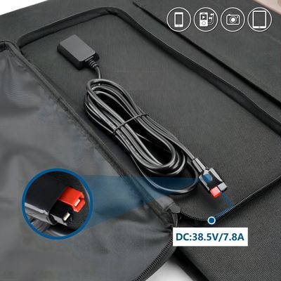 Dış Yolculuk Elektrik Santralinin Güç Tedarikçiliği için Katlanabilir Suya Karşı Güneş Paneli 300W