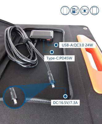 30W*4PCS ile hafif Ağırlık Monocrystalline Silikon Güneş Panelleri