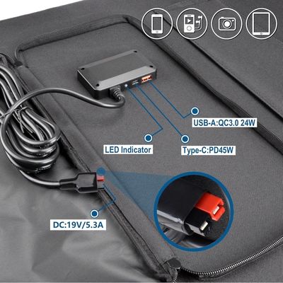 19V 5.3A Monokristal Güneş Panelleri 100W 2.9kg CE Sertifikası