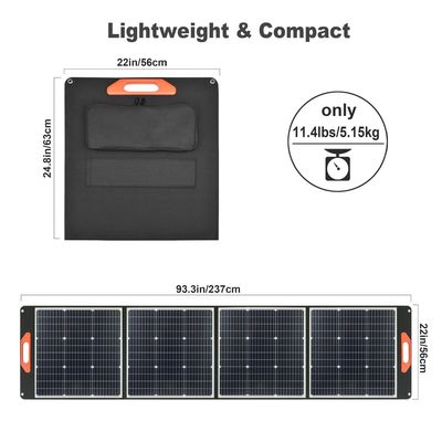 Güç kaynağı 200W Güneş Paneli Şarj Aracı CE Sertifikasyonlu Taşınabilir Güneş Enerjisi Sistemi