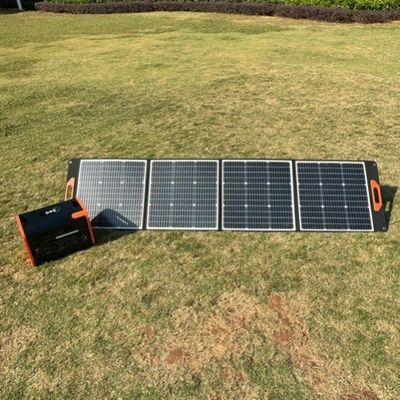 Enerji depolama sistemi için 100W taşınabilir katlanabilir güneş paneli 29kg DC çıkışı 19V/5.3A