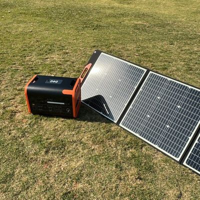 60W Yüksek Siyah Hafif Katlanabilir Güneş Panelleri Satış sonrası Hizmet ve Yüksek