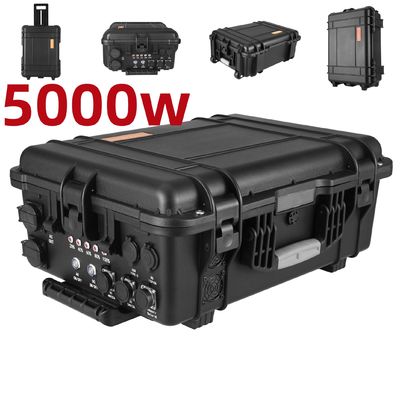 Acil Hareketli Elektrik Santrali ABS Alaşımlı Kabuk Malzemesi ve Güneş Şarj cihazı ile 5000W