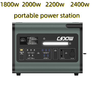 Inverter paneli ve 220V AC çıkışlı taşınabilir güç kaynağı ile 2048wh Güneş Enerji Santrali