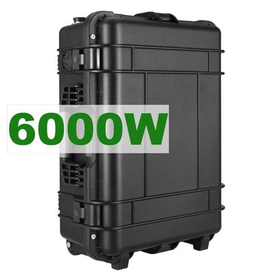 6000W Ternary Lityum Pil Güneş Jeneratörü Açık Hava Etkinlikleri için Elektrik Santrali