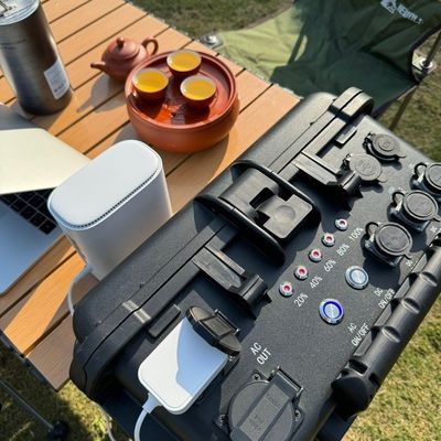 6000W Ternary Lityum Pil Güneş Jeneratörü Açık Hava Etkinlikleri için Elektrik Santrali
