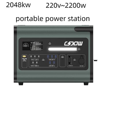 405*275*303 mm Kamp lambası ve şarj hazinesi bir taşınabilir enerji santralinde