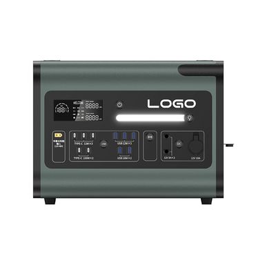 C Tipi Çıkış 220V 2200W Açık Hava Acil Durumları için Saf Sinüs Dalgası Taşınabilir Elektrik Santrali