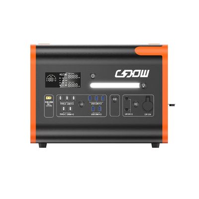 LiFePO4 Taşınabilir Elektrik Santrali 2000W Enerji Depolama Güç kaynağı Ev için AT22