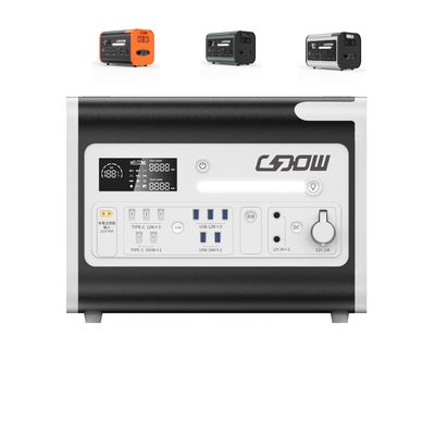 Ev / Dışarı / Acil Durumlar için Lityum Pil Jeneratörü 2200W Belirli Çıkış Gücü