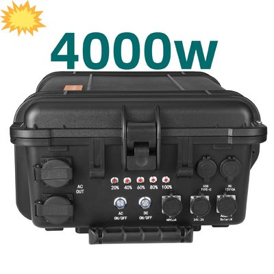 4000W Ultra Hızlı Şarjlı Taşınabilir Güç Santrali, 42 kg LiFePO4 Lityum Pil