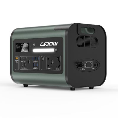 1800W-2400W Güneş Şarj Jeneratörü LiFePO4 Pil Taşınabilir Mobil Güç Ev Gücü
