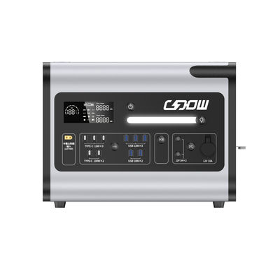1800W-2400W Güneş Şarj Jeneratörü LiFePO4 Pil Taşınabilir Mobil Güç Ev Gücü