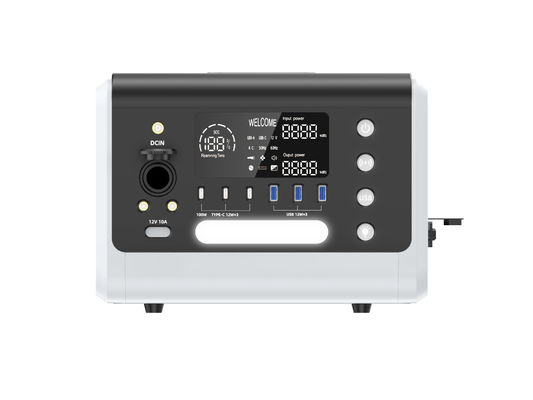 Kablosuz şarj ve LiFePO4 bataryası ile çoklu sahneli 600W taşınabilir güç kaynağı