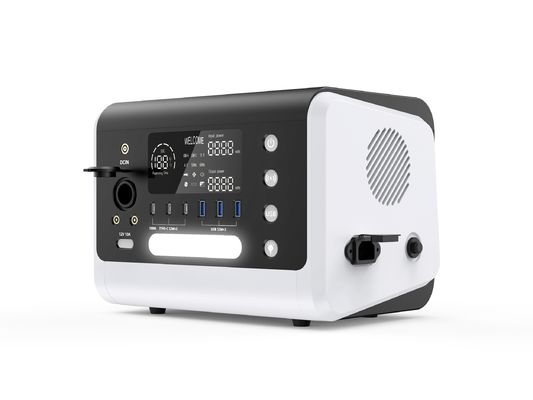 Kablosuz şarj ve LiFePO4 bataryası ile çoklu sahneli 600W taşınabilir güç kaynağı