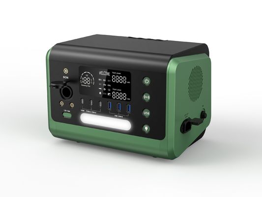 600wh Güneş 600W Taşınabilir Elektrik Santrali ve 15W Kablosuz Şarj
