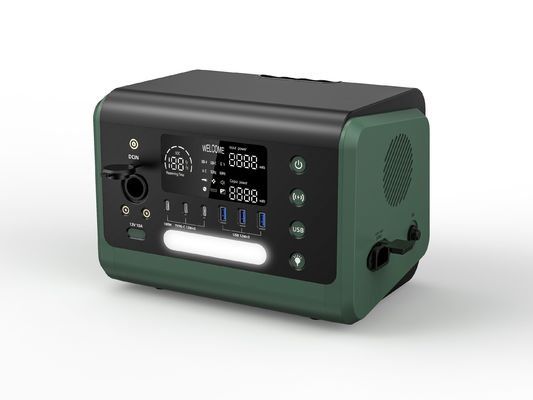 600wh Güneş 600W Taşınabilir Elektrik Santrali ve 15W Kablosuz Şarj