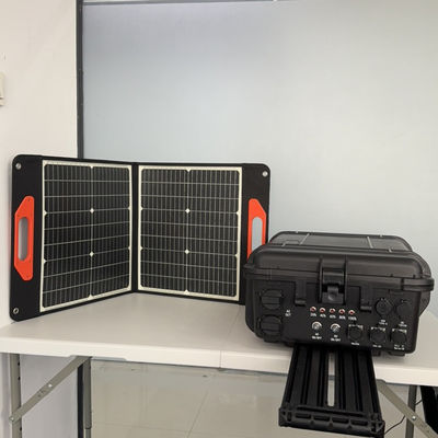 Siyah 3000W taşınabilir elektrik istasyonu AC Yüksek Güç Çıktısı 220V Pilsiz Alınabilir Paket