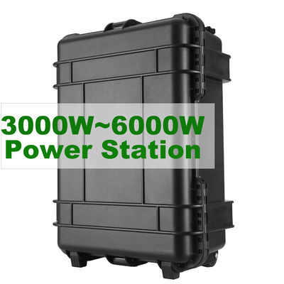 15A Max AC çıkış akımı Ev ve kamp için taşınabilir güneş enerjisi santrali 5000W