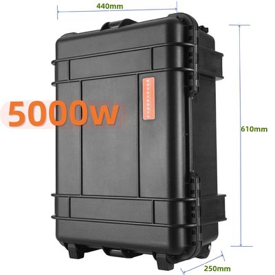 5000W taşınabilir enerji istasyonu saf sinüs dalga inverteri ve AB / ABD evrensel soketi ile