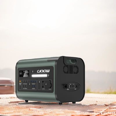 LiFePO4 Pil Kamp/Ev/Acil Elektrik Santrali 12.2000W Şarj edilebilir Güneş Jeneratörü Taşınabilir Mobil Güç kaynağı