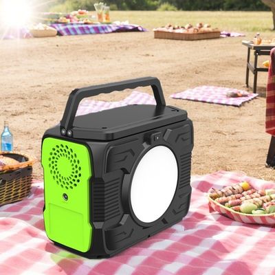 Değiştirilmiş Dalga AC Çıktısı Kamp Mobil Lityum Elektrik Santrali 200W Güneş Bataryası ile