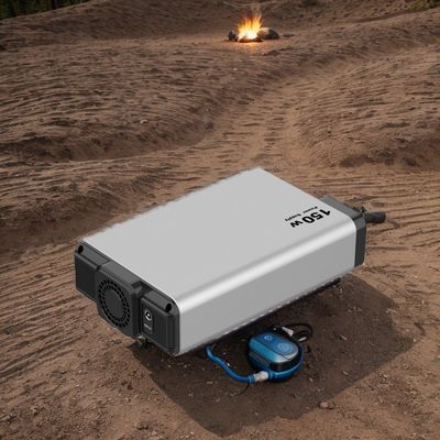 Ev Acil durum Kompakt Güneş Jeneratörü 150W Taşınabilir Lityum Elektrik Santrali