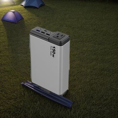 Geri dönüştürülebilir 150W AC Soket Değiştirilmiş Dalga Yedek Akü Tedarikçi Taşınabilir Elektrik Santrali