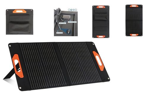 Siyah Tek Kristal Güneş Paneli 100W Tek Kristalin Silikon Güneş Hücresi