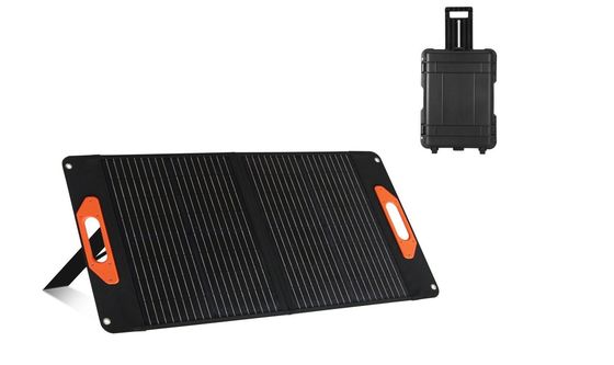 Siyah Tek Kristal Güneş Paneli 100W Tek Kristalin Silikon Güneş Hücresi