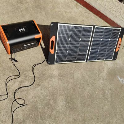 Siyah Tek Kristal Güneş Paneli 100W Tek Kristalin Silikon Güneş Hücresi