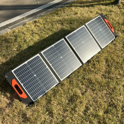 Tek Kristal Katlanabilir Güneş Paneli Camper RV için 200W