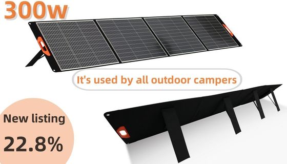 Black Power Güneş Panelleri 400W Dış Ev Kullanımı Katlanabilir Güneş Panelleri