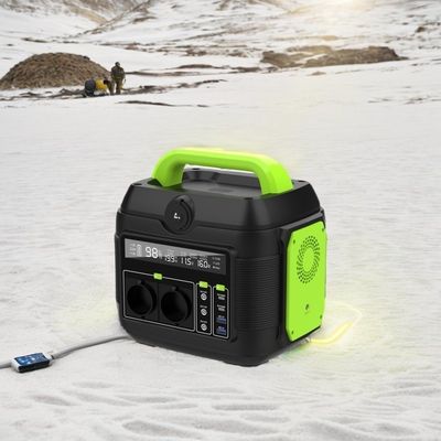 258*212*249mm 600W 576wh Kamp ve acil durumlar için taşınabilir Güneş Mobil Elektrik Santrali