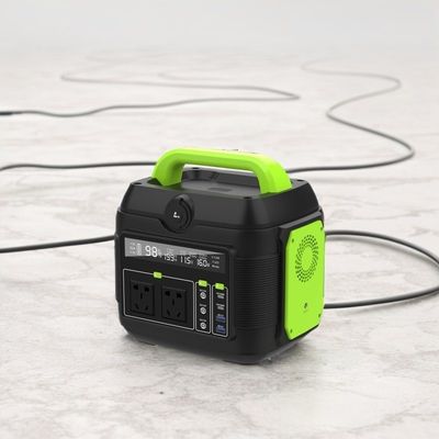 258*212*249mm 600W 576wh Kamp ve acil durumlar için taşınabilir Güneş Mobil Elektrik Santrali