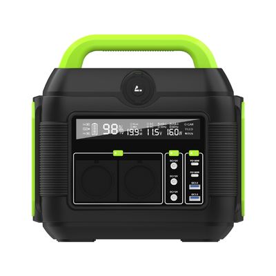 Taşınabilir 220V 600W Dış Kamp Güneş Enerji Doldurma İstasyonu Acil Şarj ve Enerji Depolama